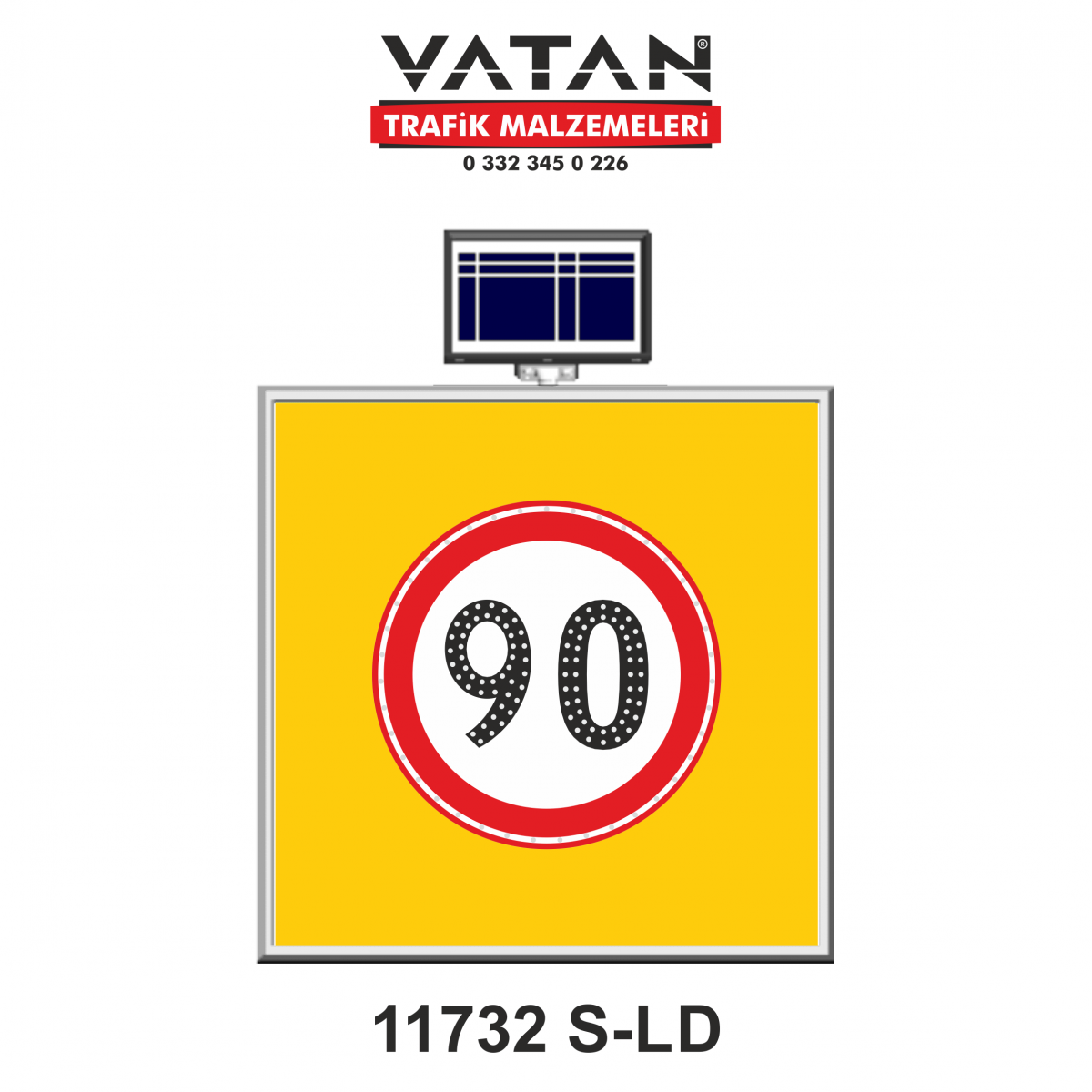 SOLAR LED'Lİ GÜNEŞ ENERJİLİ LEVHA