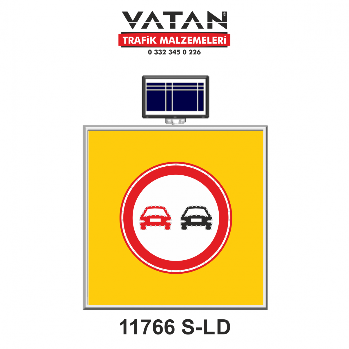 SOLAR LED'Lİ GÜNEŞ ENERJİLİ LEVHA