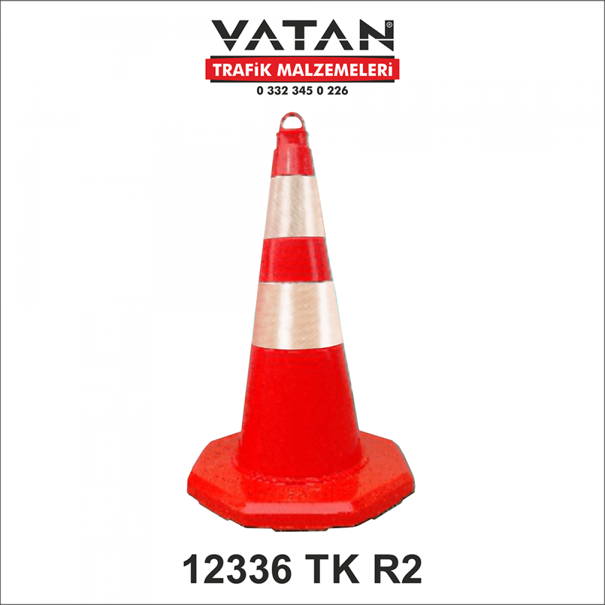 PVC TRAFİK KONİSİ 60 CM