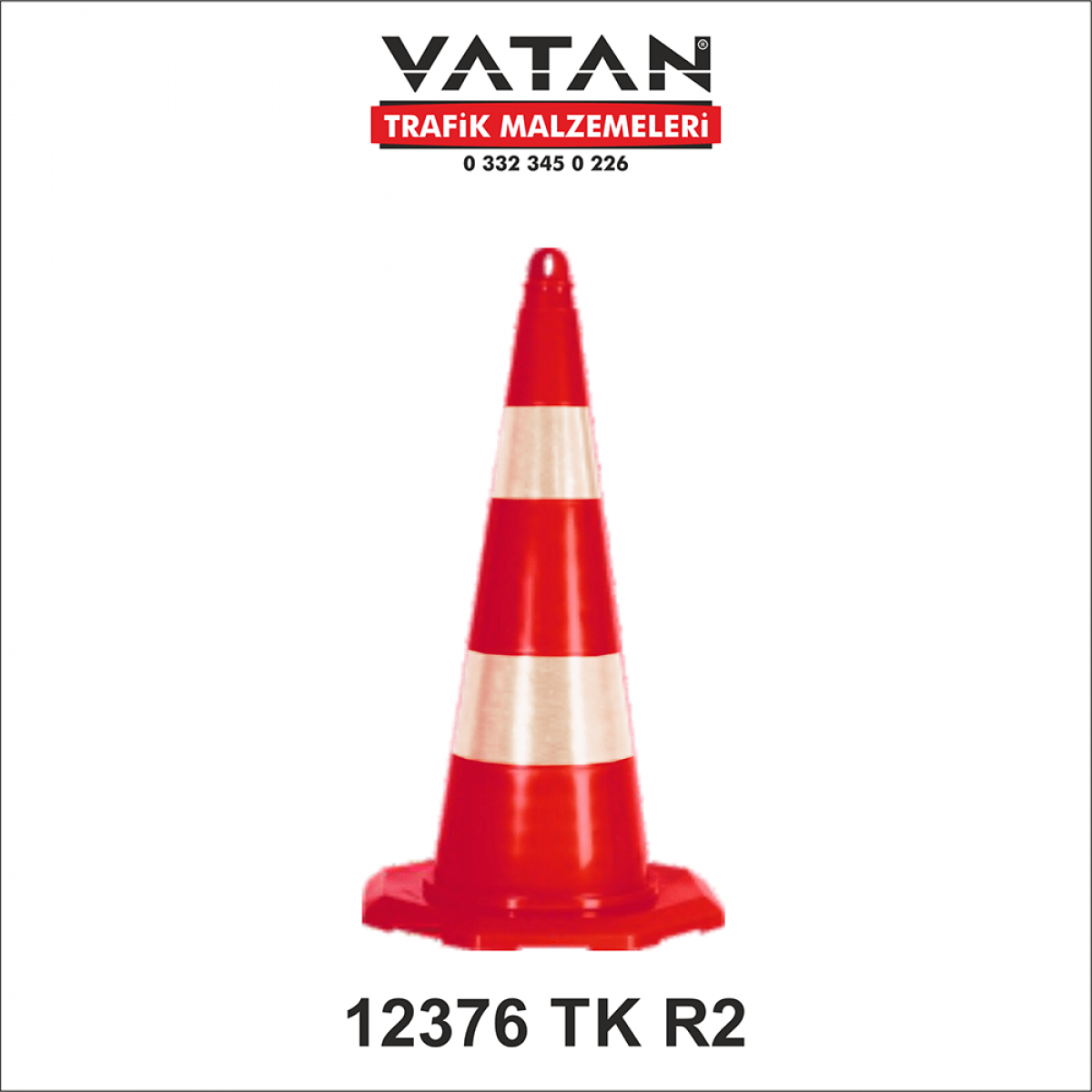TPE TRAFİK KONİSİ 70 CM