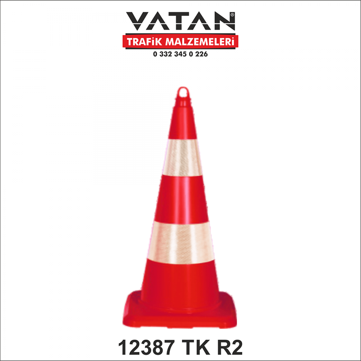 TPE TRAFİK KONİSİ 75 CM